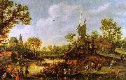 River Landscape Jan van  Goyen